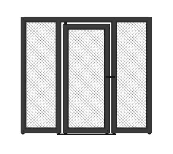 MMA Cage panel m. dør og polstring - SportCom
