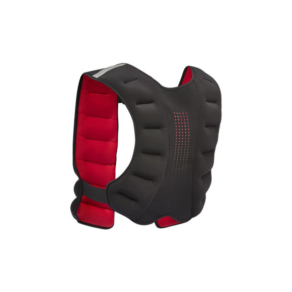 Vægtvest - Reebok Weight West - 10 kg - Sort rød