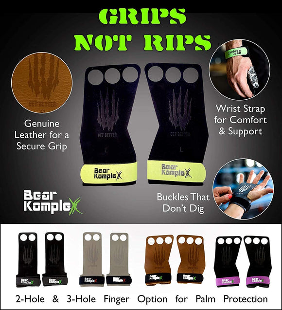 Grips - Bear KompleX - 'Carbon Comp' - 3 huller - lilla