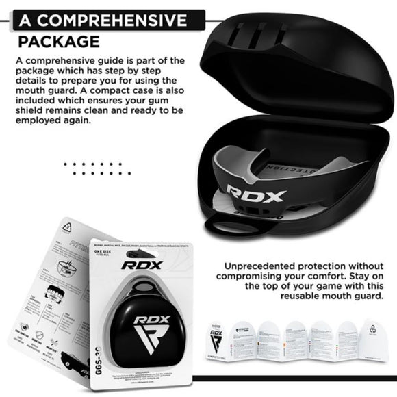 Tandbeskytter - RDX - 'Junior' - Sort/Hvid