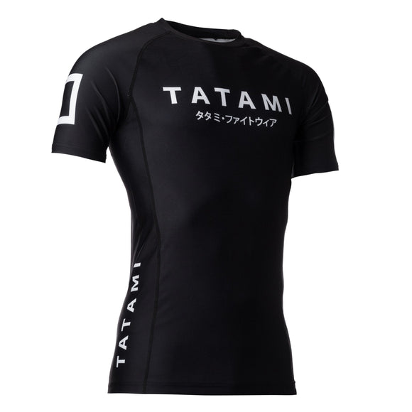 Rashguard - Tatami Fightwear - 'Katakana' - Kortærmet - Sort