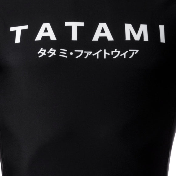 Rashguard - Tatami Fightwear - 'Katakana' - Kortærmet - Sort