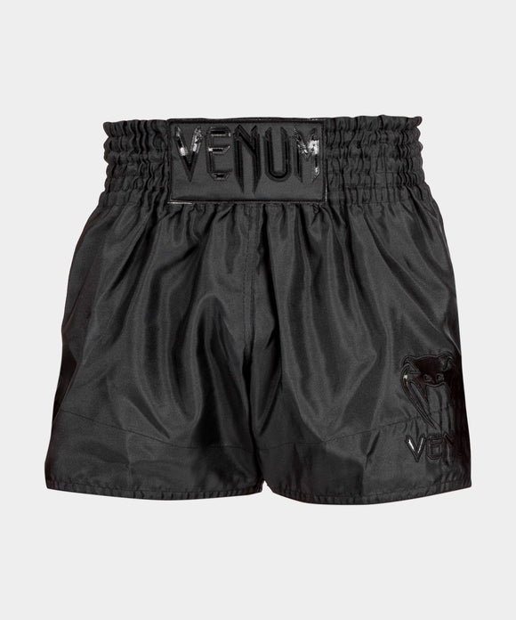 Muay Thai Shorts - Venum - 'Classic' - Sort-Sort