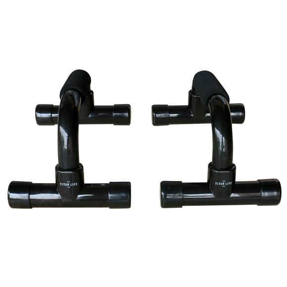 Push Up Bars - Titan Life - Sort