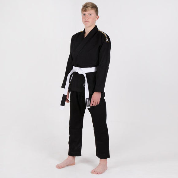 Bjj Dragt - Gi Børn - Tatami Fightwear - 'Nova' - Sort
