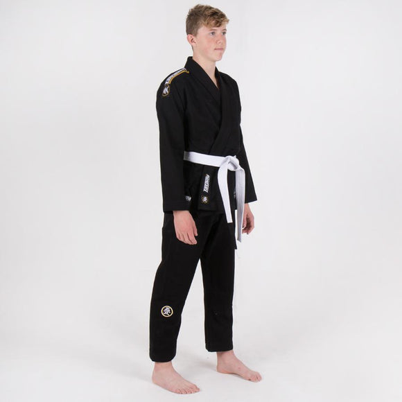 Bjj Dragt - Gi Børn - Tatami Fightwear - 'Nova' - Sort