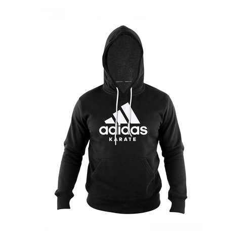 Hættetrøje - Adidas Karate - 'Karate Hoodie' - Sort-Hvid