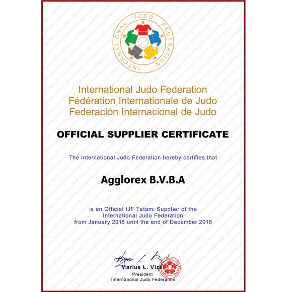 Tatami Måtte - Agglorex - 'Traditional Judo 4cm' - Standart - 1X1M