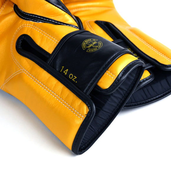 Boxing gloves - Fairtex - 'BGV 18' - Black/Gold