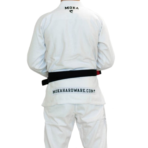 BJJ Gi - Moka - Simple - Hvid