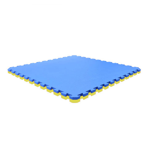 Puzzle Tatami Måtte - Nippon Sport - 4 cm - Blå-Gul