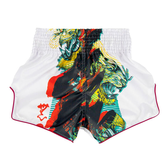 Muay Thai Shorts - Fairtex - 'Satoru Collection' - White