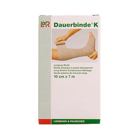 Kompressionsbind - Dauerbind - 12cm x 7 m - Beige
