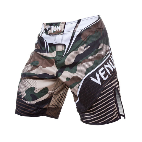 MMA Shorts - Venum - 'Camo Hero Fight' - Brun
