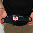 Mundbind - Nippon Sport - 'Passion Logo' - Sort