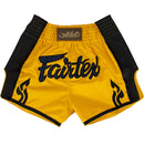 Muay Thai Shorts - Fairtex - 'BS1701' - Gul-Sort