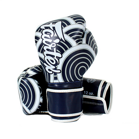 Boksehandsker - Fairtex - 'BGV 14 BLU' Japanese art - Blå