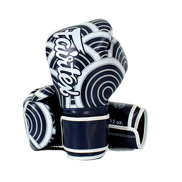 Boksehandsker - Fairtex - 'BGV 14 BLU' Japanese art - Blå
