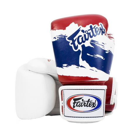 Boksehandsker - Fairtex - 'BGV1' - Thai Flag - Hvid