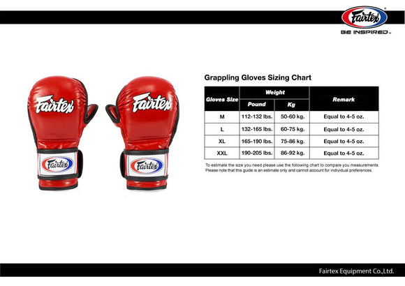 MMA Handsker - Fairtex - FGV18 - Sort-Hvid