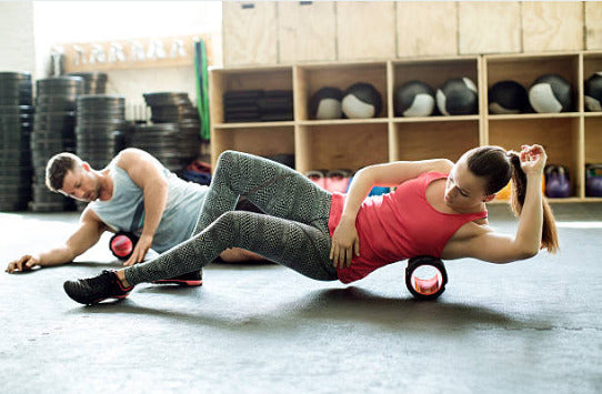 Foamroller - Titan Life - 'Foam Roller' - Blå