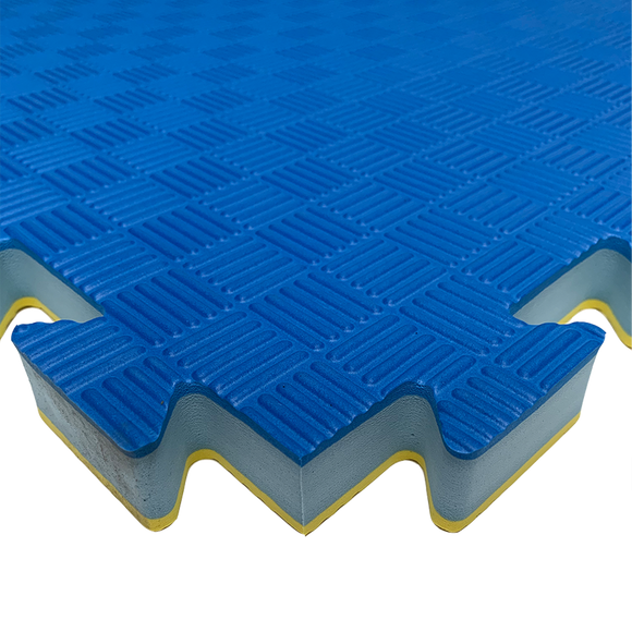 Puzzle Tatami Måtte - Nippon Sport - 2.5 cm - Blå-Gul