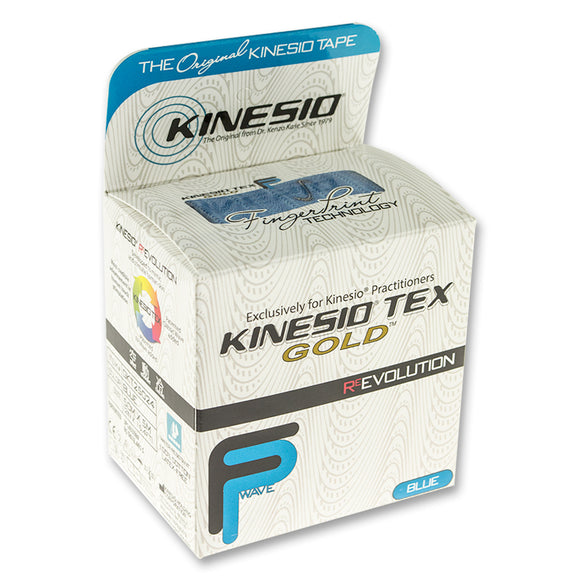 Kinesiotape - Kinesio Tex - 'Tex Gold FP 5m' - 5CM - Blå