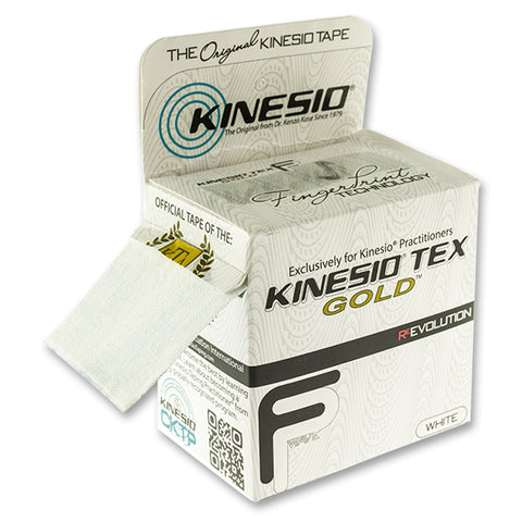 Kinesiotape - Kinesio Tex - 'Tex Gold FP 5m' - 5CM - Hvid