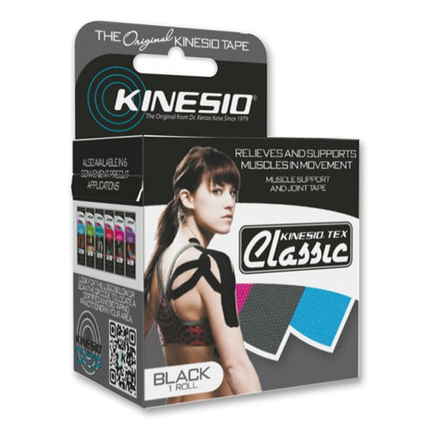 Kinesio Tex Gold Classic Sort 1 rulle á 5cm x 4m