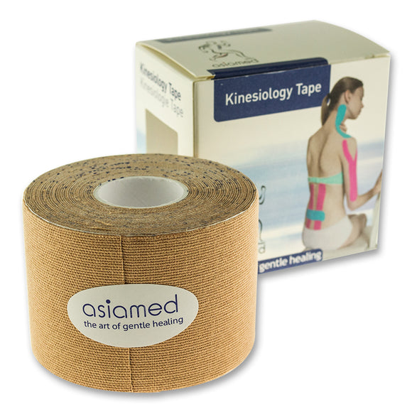 Kinesiologitape - Asiamed - 5cm x 5m - Beige