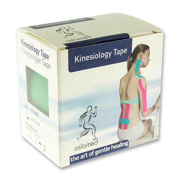 Kinesiologitape - Asiamed - 5cm x 5m - Grøn