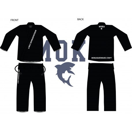 BJJ Gi - Moka - Simple - Sort
