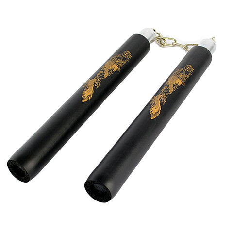 Attrapvåben - Nippon Sport - 'Nunchaku' - Skum - m. Kæde - Sort