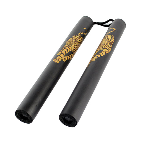 Attrapvåben - Nippon Sport - 'Nunchaku' - Skum - m. Snor - Sort