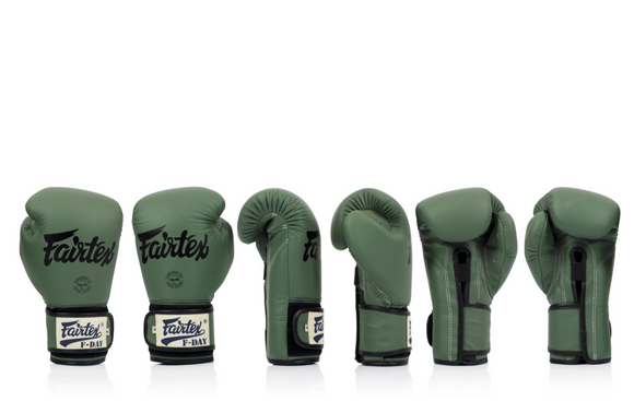 Boksehandsker - Fairtex - 'BGV11 F-DAY' - Armygrøn