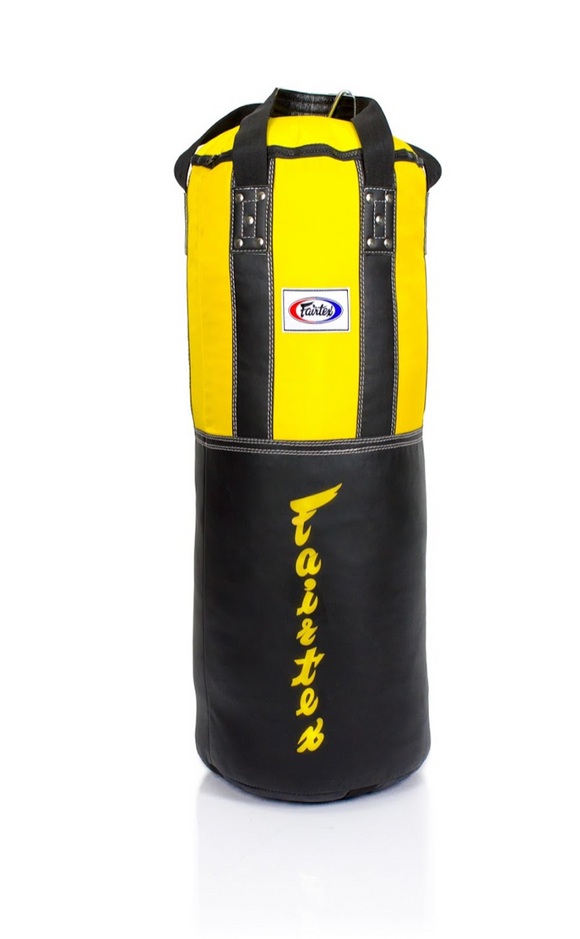 Sandsæk med Fyld - Fairtex - 'HB3' - m. Fyld - Sort-Gul