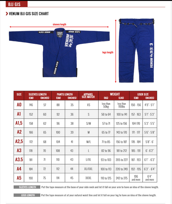 BJJ gi - Venum - Power 2.0 - Hvid