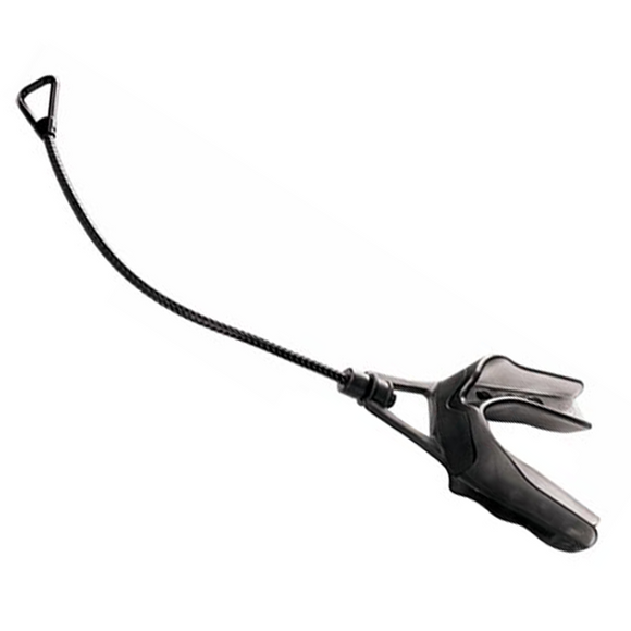 Tandbeskytter med strop - Shock Doctor - PRO Strapped - Senior - Sort