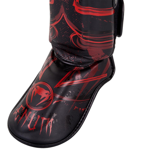 Benbeskytter - Venum Gladiator 3.0 Shinguard - Sort/Rød