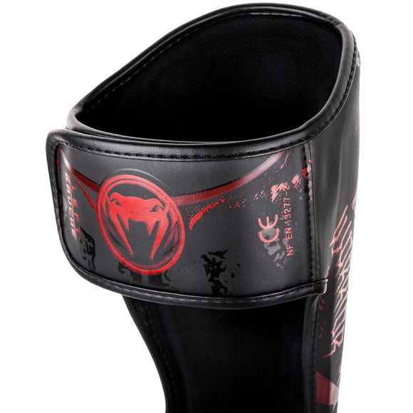Benbeskytter - Venum Gladiator 3.0 Shinguard - Sort/Rød