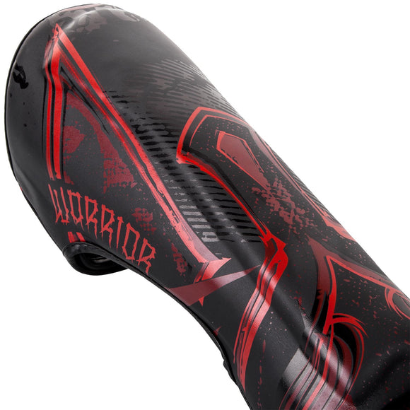 Benbeskytter - Venum Gladiator 3.0 Shinguard - Sort/Rød