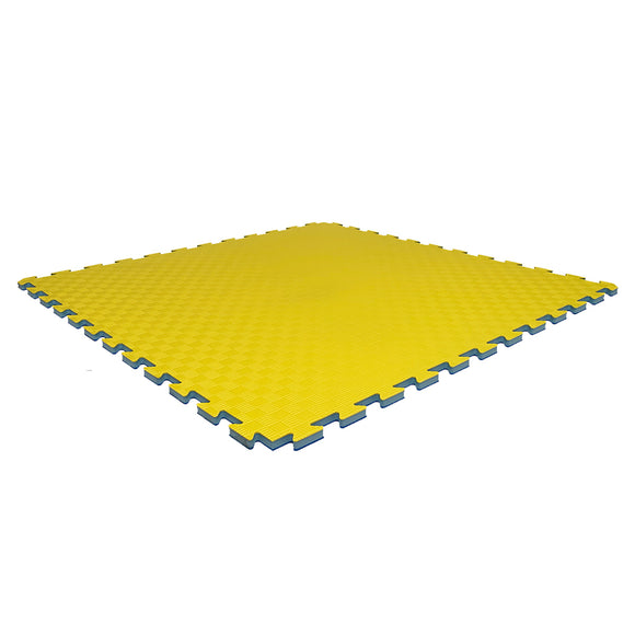 Puzzle Tatami Måtte - Nippon Sport - 4 CM - Sort-Gul