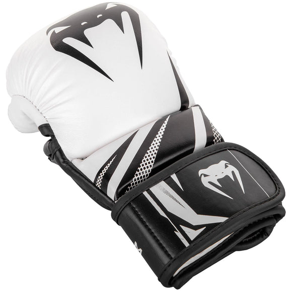 MMA Sparring Gloves - Venum - 'Challenger 3.0' - White/Black