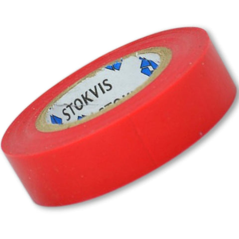 Strømpetape - Stokvis - 1 Rulle - 15mm - Rød