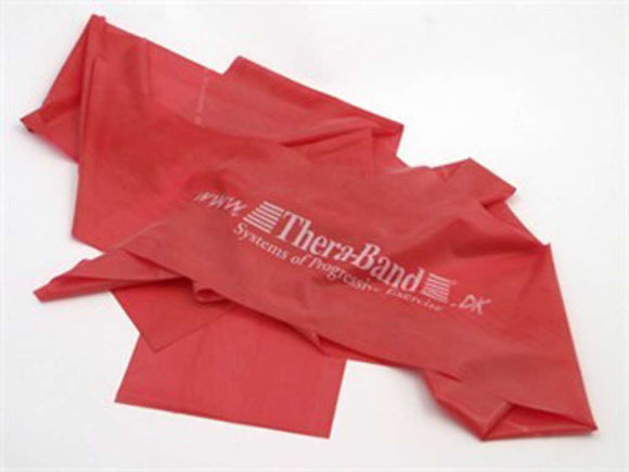 Træningselastik – Thera-Band – 2,5m BULK – Rød