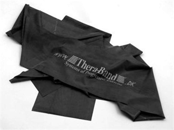 Træningselastik – Thera-Band – 2,5m BULK – Sort