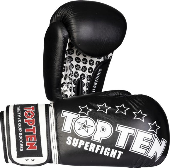 Boksehandske - TOP TEN - Superfight 3000 - Sort