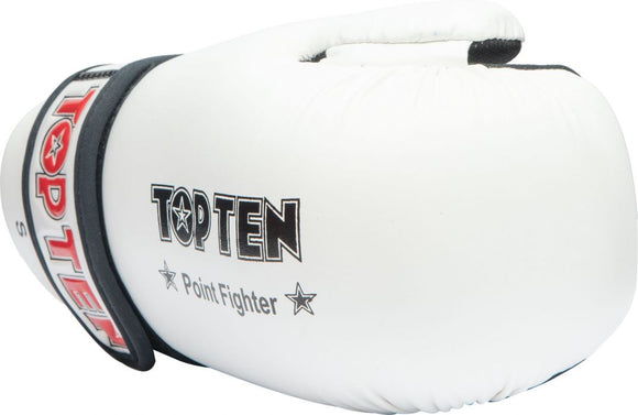 Semikontakt Handsker - TOP TEN Pointfight - Hvid