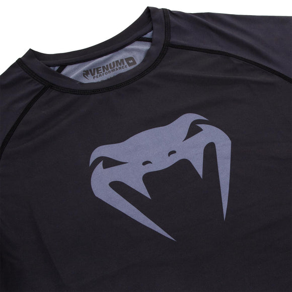 Rash Guard - Venum - 'Contender 3.0' - Sort-Grå