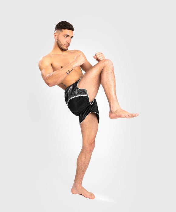 Muay Thai Shorts - Venum - 'Absolute 2.0' - Sort/Sølv